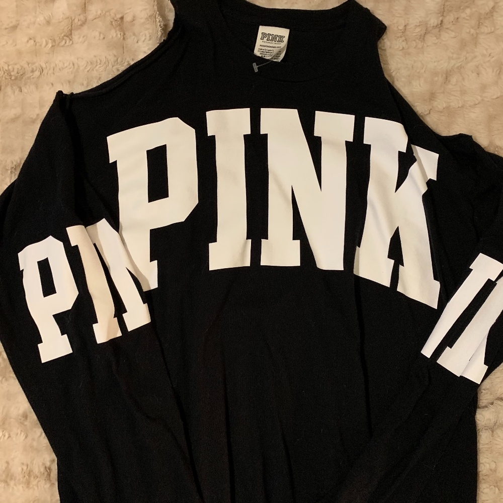 Victoria's Secret PINK Cold Shoulder Long Sleeve